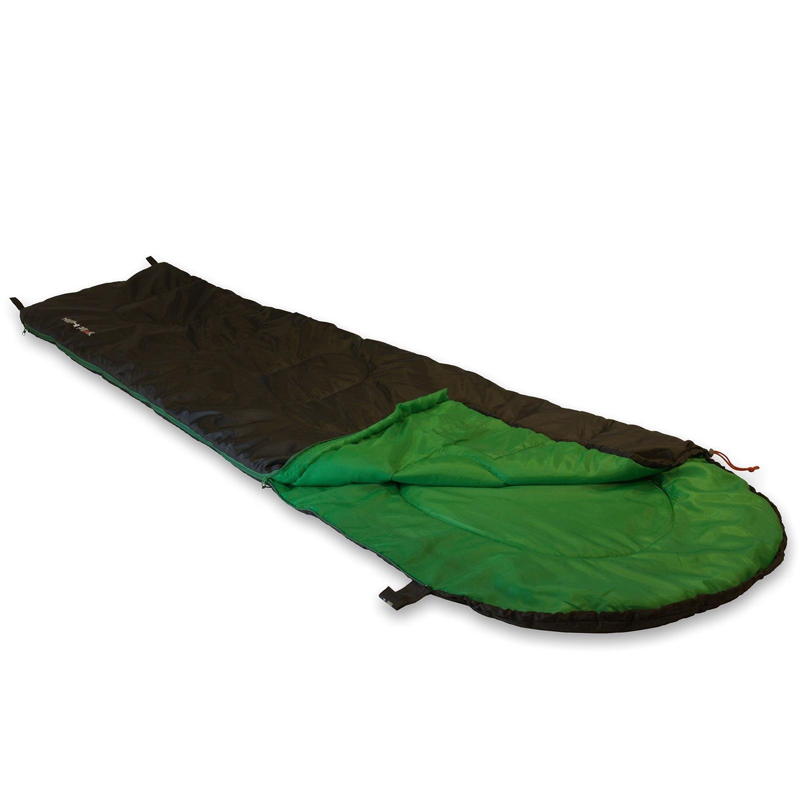 Спальний мішок High Peak Easy Travel Left +5°C Anthra/Green (20068)