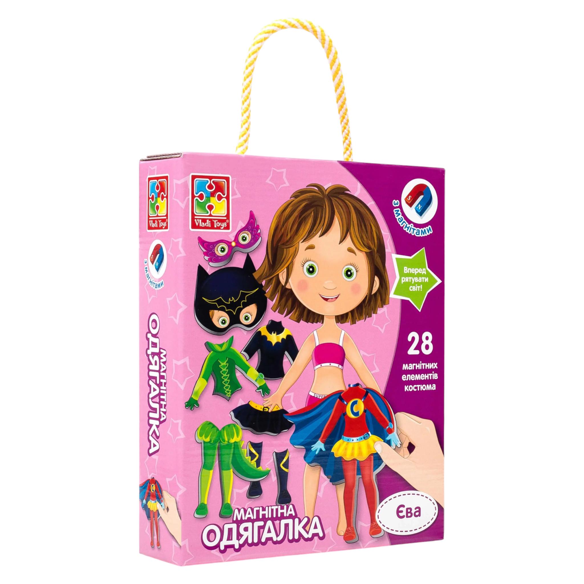 Настольная игра магнитная Vladi Toys одевалка Ева (VT3702-08)