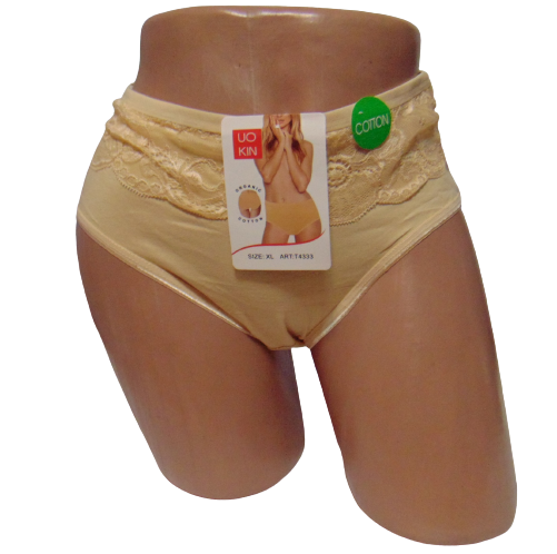 Женские трусы с кружевом Uokin 4333 XL Бежевый (1776658920) Женские трусы с кружевом Uokin 4333 XL Бежевый (1776658920)