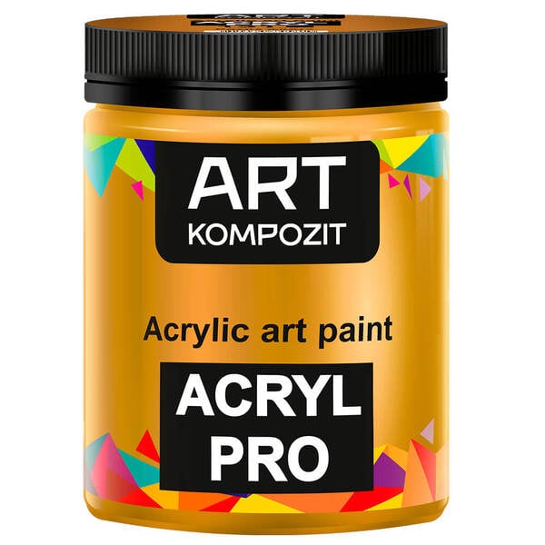 Акриловая краска ART Kompozit 131 430 мл Охра желтая (KT131) - фото 1 Акриловая краска ART Kompozit 131 430 мл Охра желтая (KT131) - фото 1