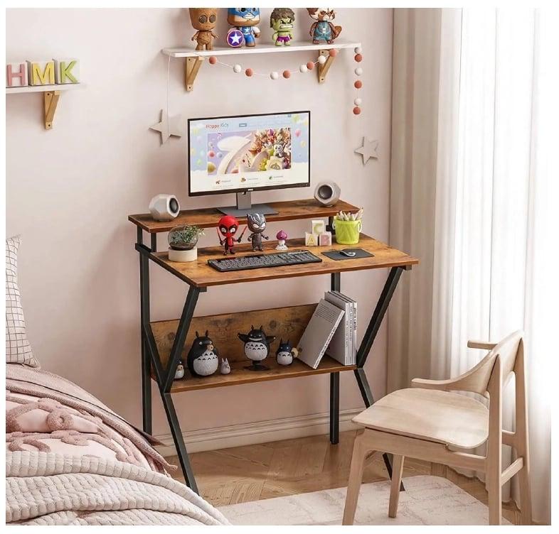 Стол компьютерный АКЛАС Викни VKS-80175 80x60 см Орех