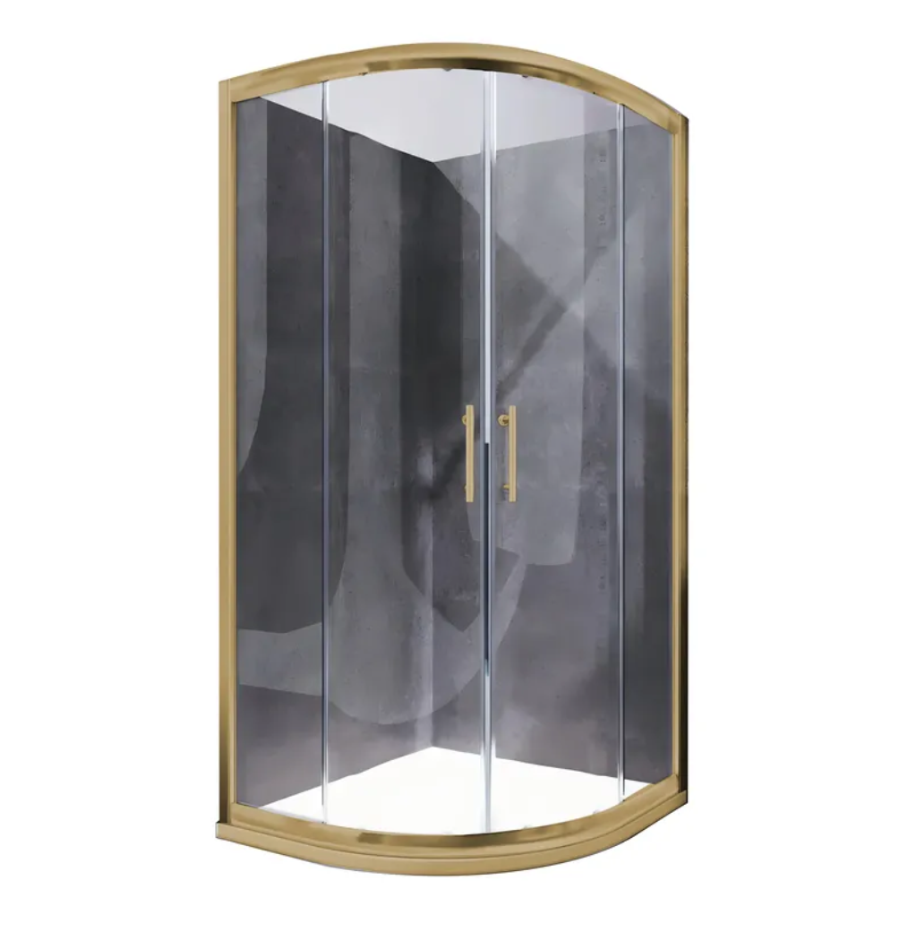 Душевая кабина без поддона KOER SR SC04-90x90x195-TR-12 прозрачное стекло Easy Clean 5 мм Матовое золото (KR5681) Душевая кабина без поддона KOER SR SC04-90x90x195-TR-12 прозрачное стекло Easy Clean 5 мм Матовое золото (KR5681)
