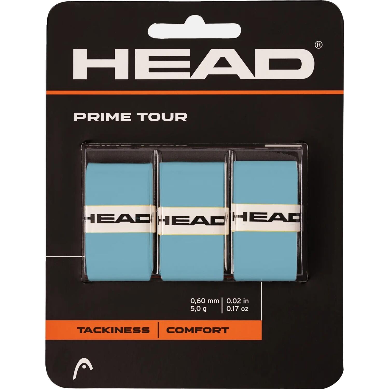 Обмотки для ракеток Head PRIME TOUR 3 шт. Голубой (285-621 bl)