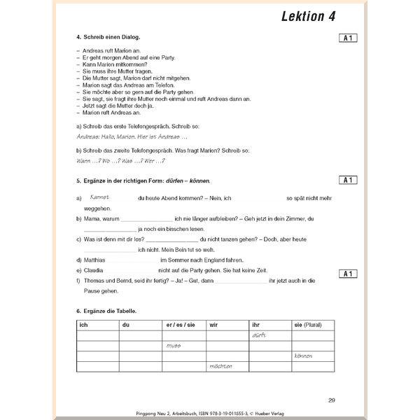 Книга Konstanze Frolich/Gabriele Kopp "Pingpong Neu 2 Arbeitsbuch" (ISBN:9783190116553) - фото 4