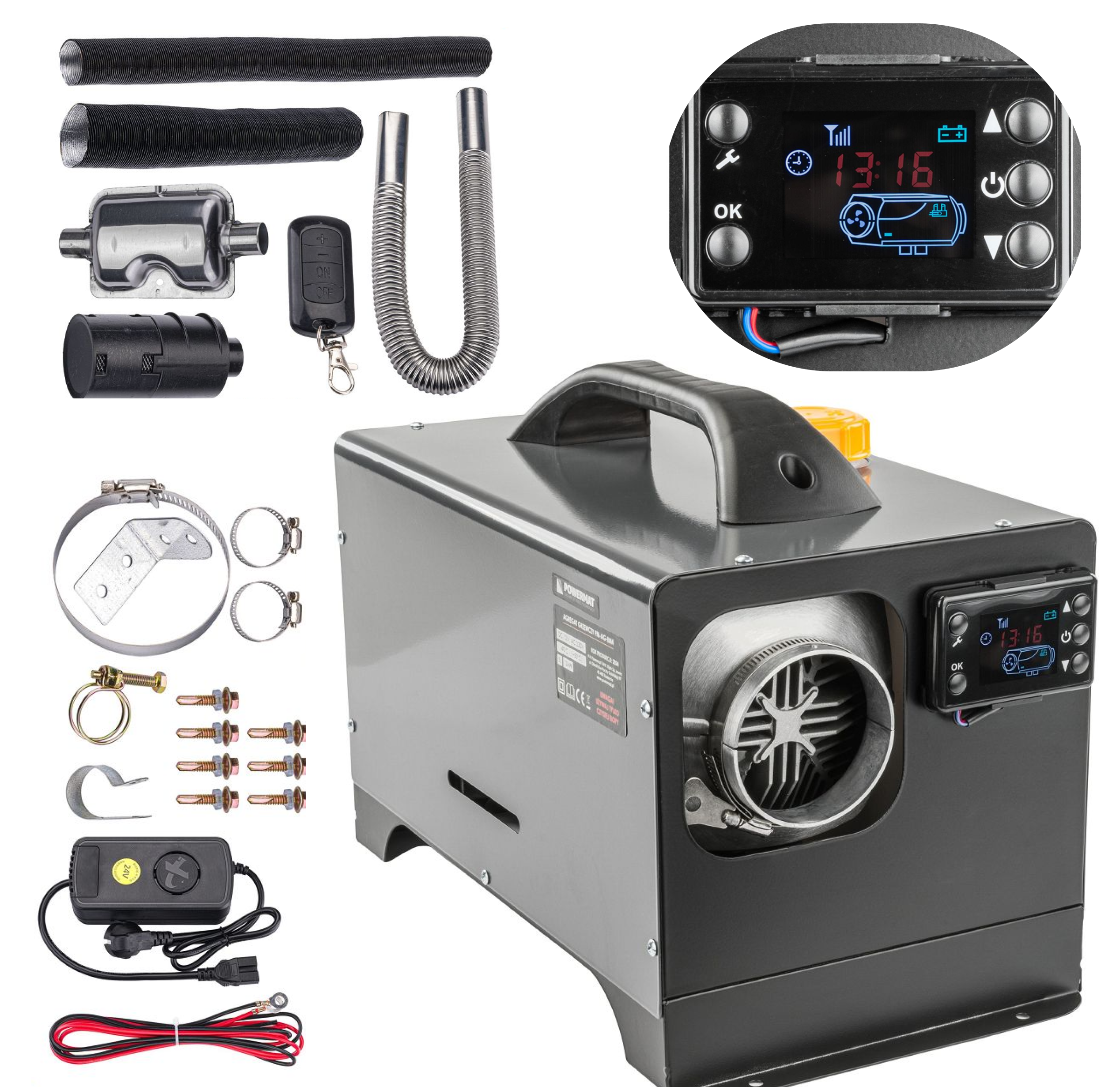 Обогреватель дизельный автономный Powermat Webasto 8M4 12 кВт 12 В