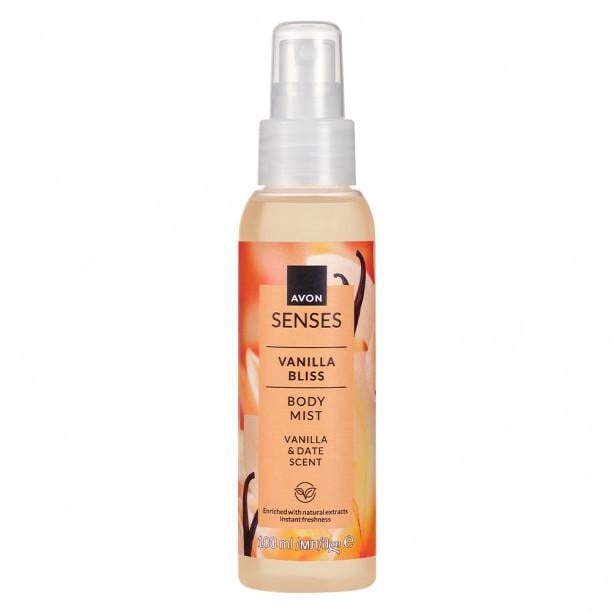 Лосьон-спрей для тела Avon Senses Vanilla Bliss 100 мл (37474997)