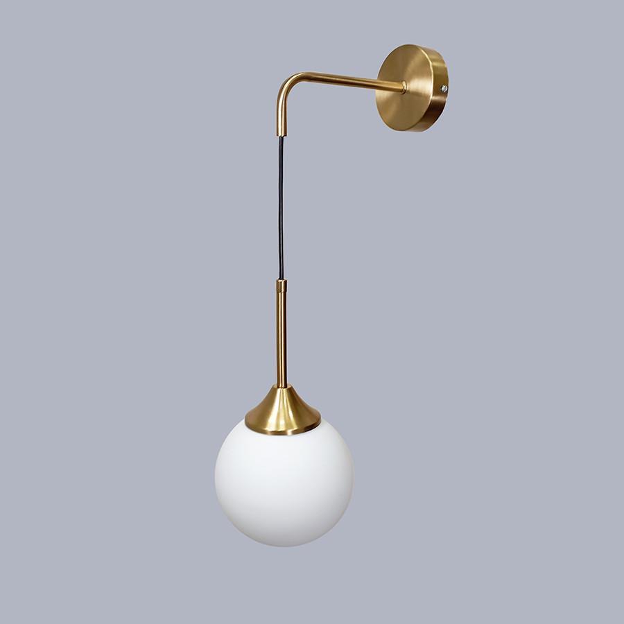 Бра на 1 лампу Bulb Бронзовий (52-W4412-1 BRZ+WH)