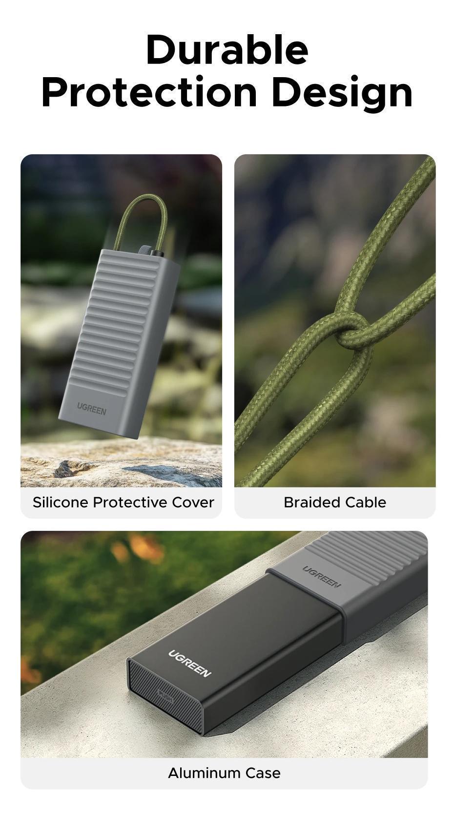 Кейс для карт Ugreen USB 3.0 (5 Сірий (55899) - фото 11 Кейс для карт Ugreen USB 3.0 (5 Сірий (55899) - фото 11