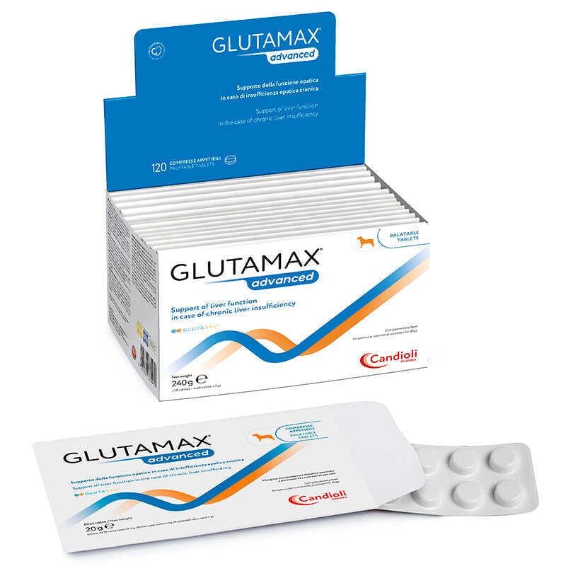 Таблетки для підтримки печінки собак Candioli Glutamax Advanced 10 таб. (34412309)