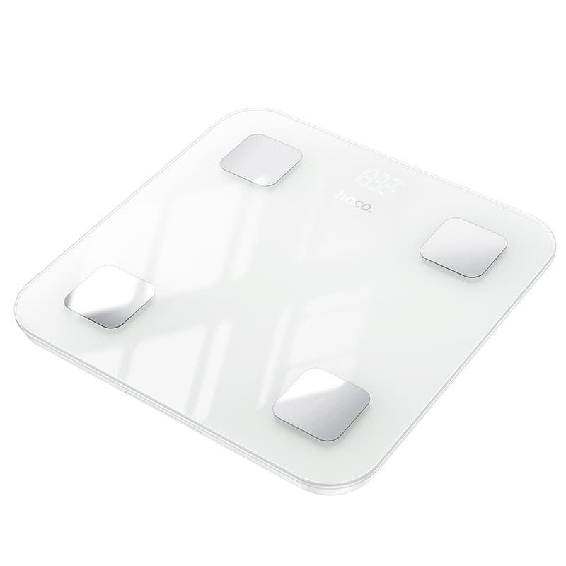 Весы напольные Hoco HI21 Smart body fat scale White (20019)
