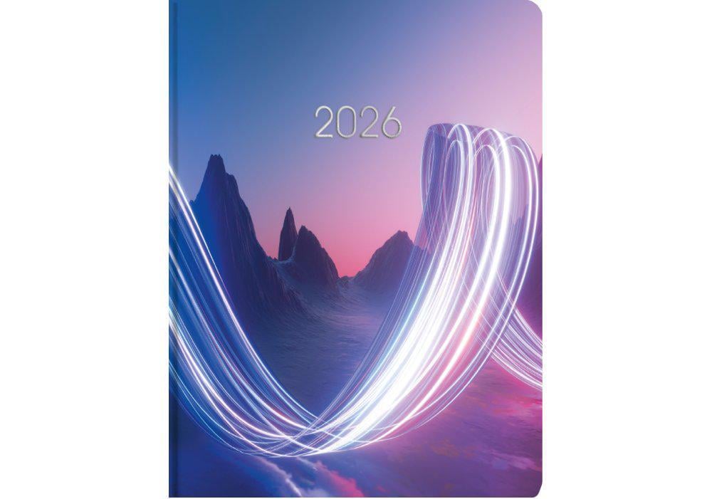 Дневник датированный 2026 Economix Color A5 336 стр. принт (E21863)