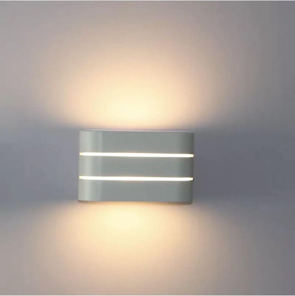 Настенный светильник в удлиненном корпусе Белый (AL8004 белый)