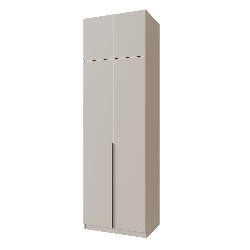 Шкаф распашной с антресолью Меблітренд Чиназес Чиа-800.4 800х500х2450 мм Кашемир (26841378)