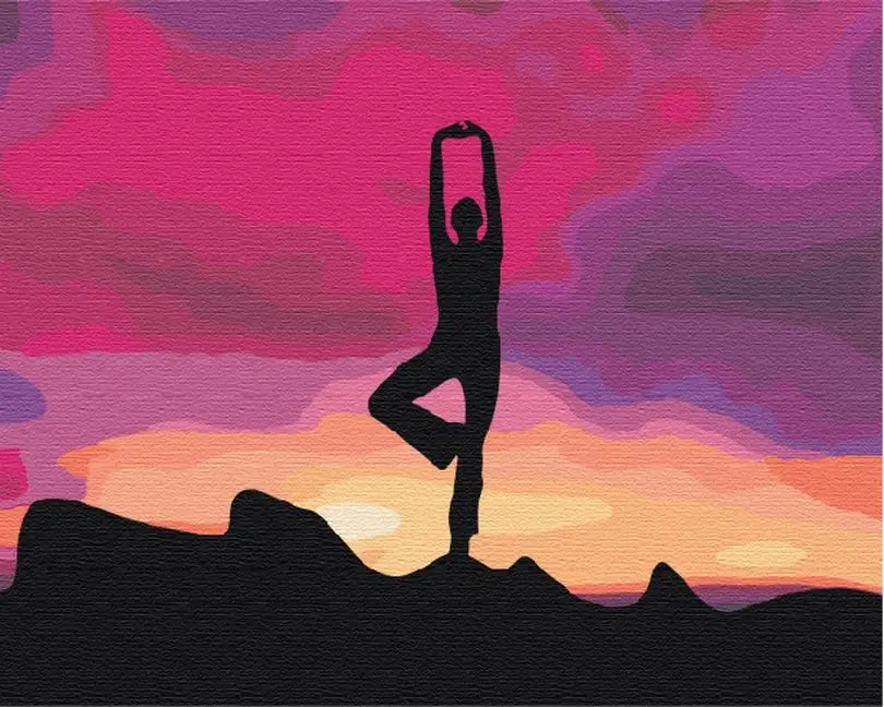 Картина по номерам Brushme Медитация на мероприятии 40x50 см (BSM-B34820)