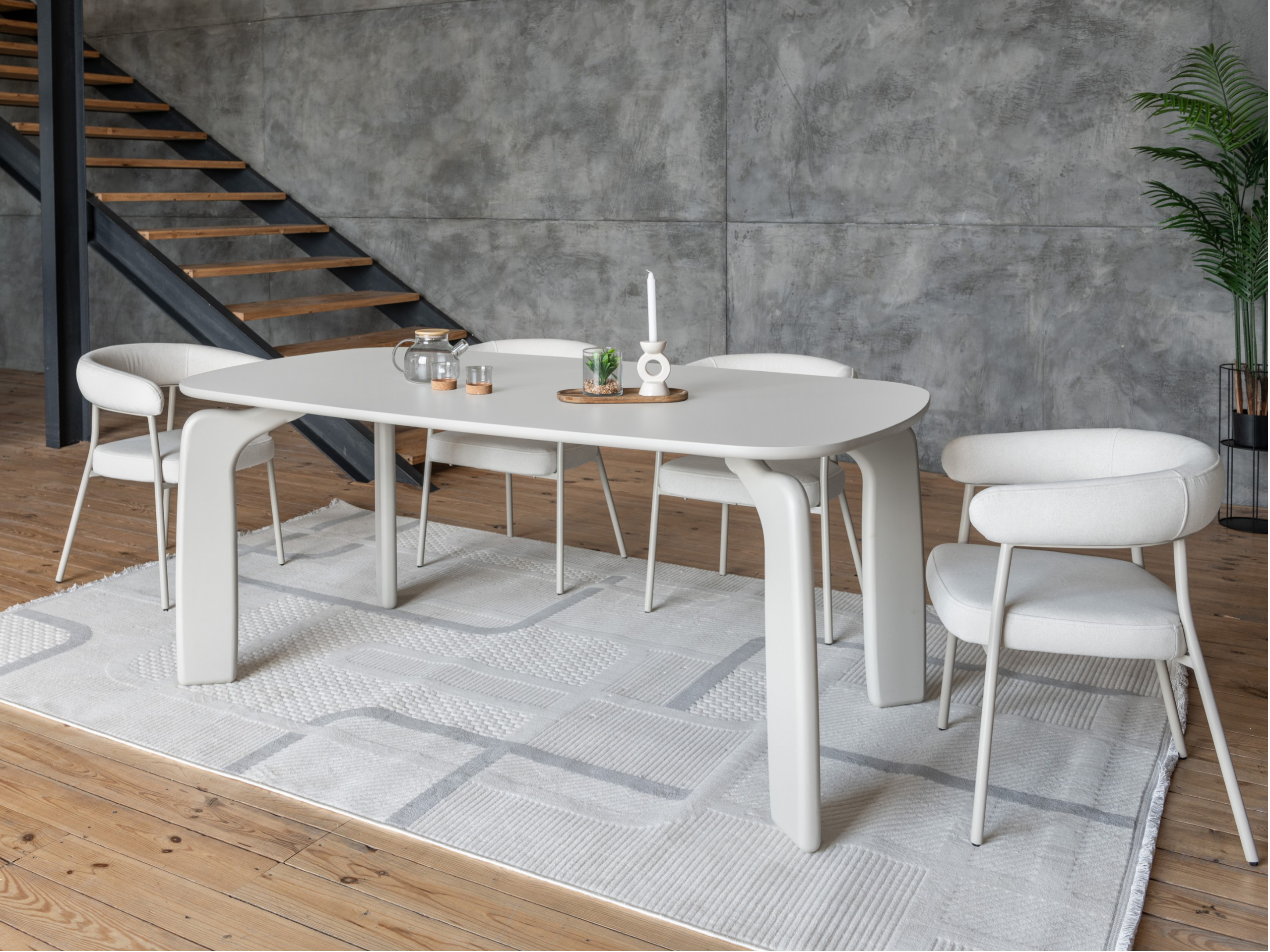 Стіл обідній Марчелло Ветро 1800/1000/760 мм МДФ теплий пісок (TМ-226 ) - фото 6 Стіл обідній Марчелло Ветро 1800/1000/760 мм МДФ теплий пісок (TМ-226 ) - фото 6