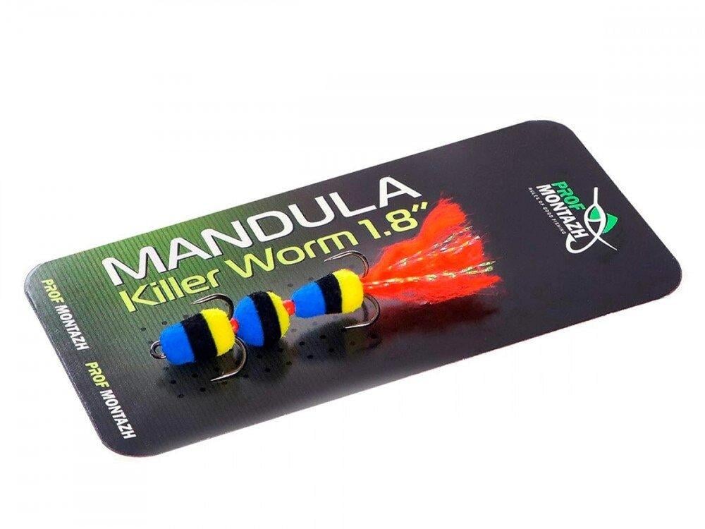 Мандула ПрофМонтаж Killer Worm 45 мм 901 - фото 1 Мандула ПрофМонтаж Killer Worm 45 мм 901 - фото 1