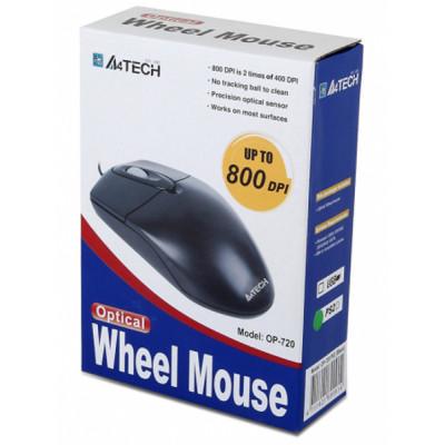 Компьютерная мышка A4Tech OP-720 USB Black (4711421699495) - фото 2