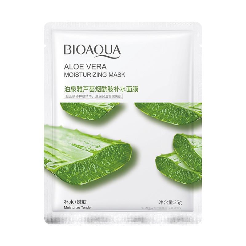 Маска для лица Bioaqua Aloe Vera Moisturizing Mask увлажняющая с экстрактом алоэ 25 г (011520)