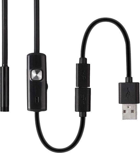 Ендоскоп з камерою цифровий micro USB/Type-C 5,5 мм HD гнучкий 1 м (К0444)