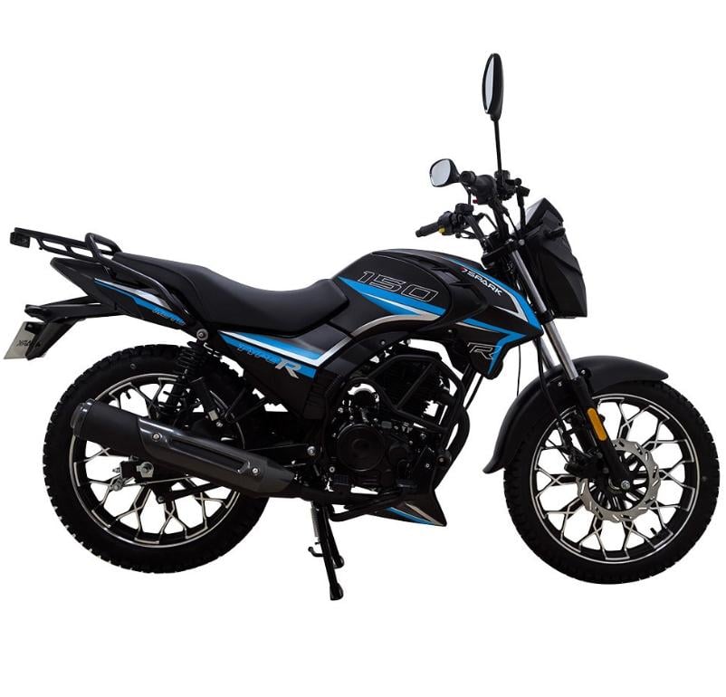 Мотоцикл Spark SP150R–12S Голубой