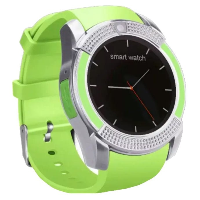 Смарт-годинник Smart Watch V8 Bluetooth з слотом під sim-карту 350 mAh Green (tf4621) - фото 4