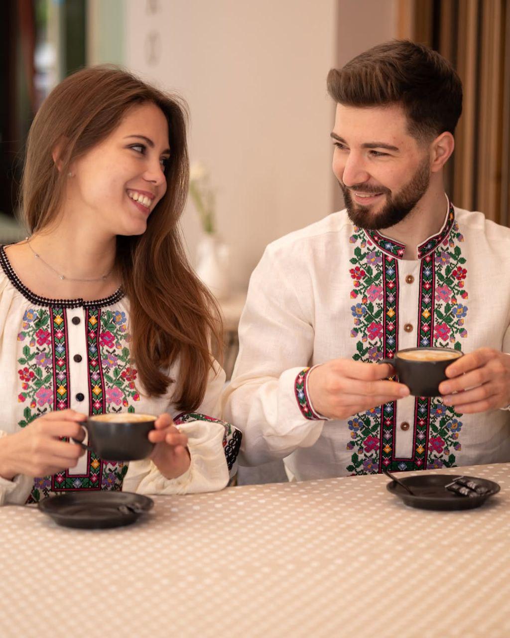 Вишиванка чоловіча р. 60 Вершковий (585) - фото 3 Вишиванка чоловіча р. 60 Вершковий (585) - фото 3