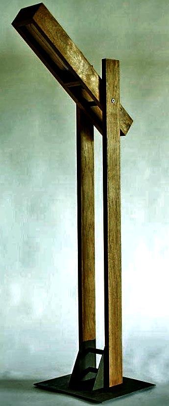 Светильник напольный из дерева Уилмот Мускат (НПС-002007)