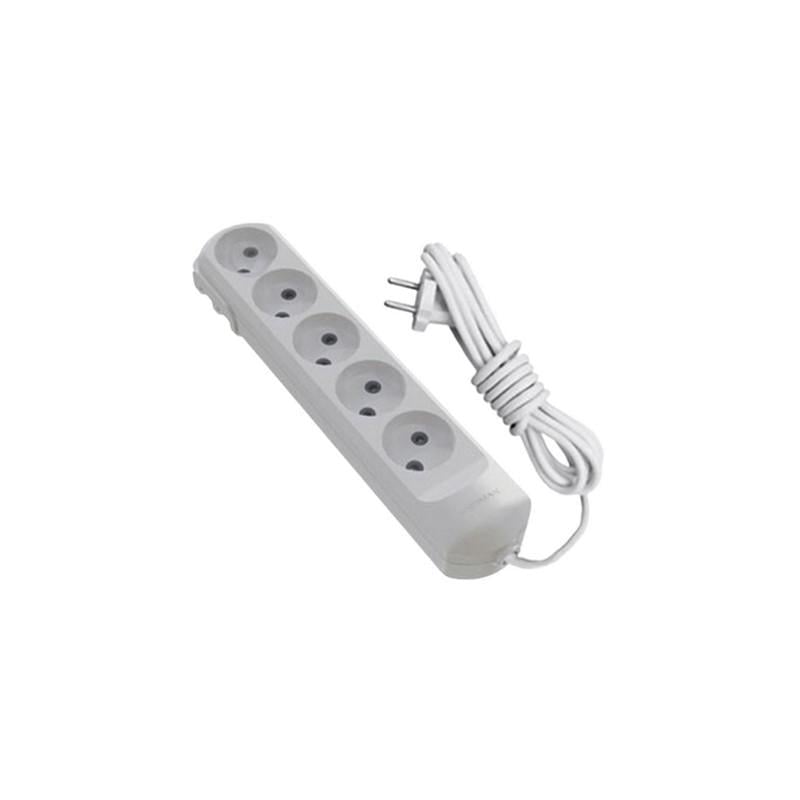 Подовжувач Neomax 5 м 5 гнізд без заземлення Білий (NX500505) - фото 1 Подовжувач Neomax 5 м 5 гнізд без заземлення Білий (NX500505) - фото 1