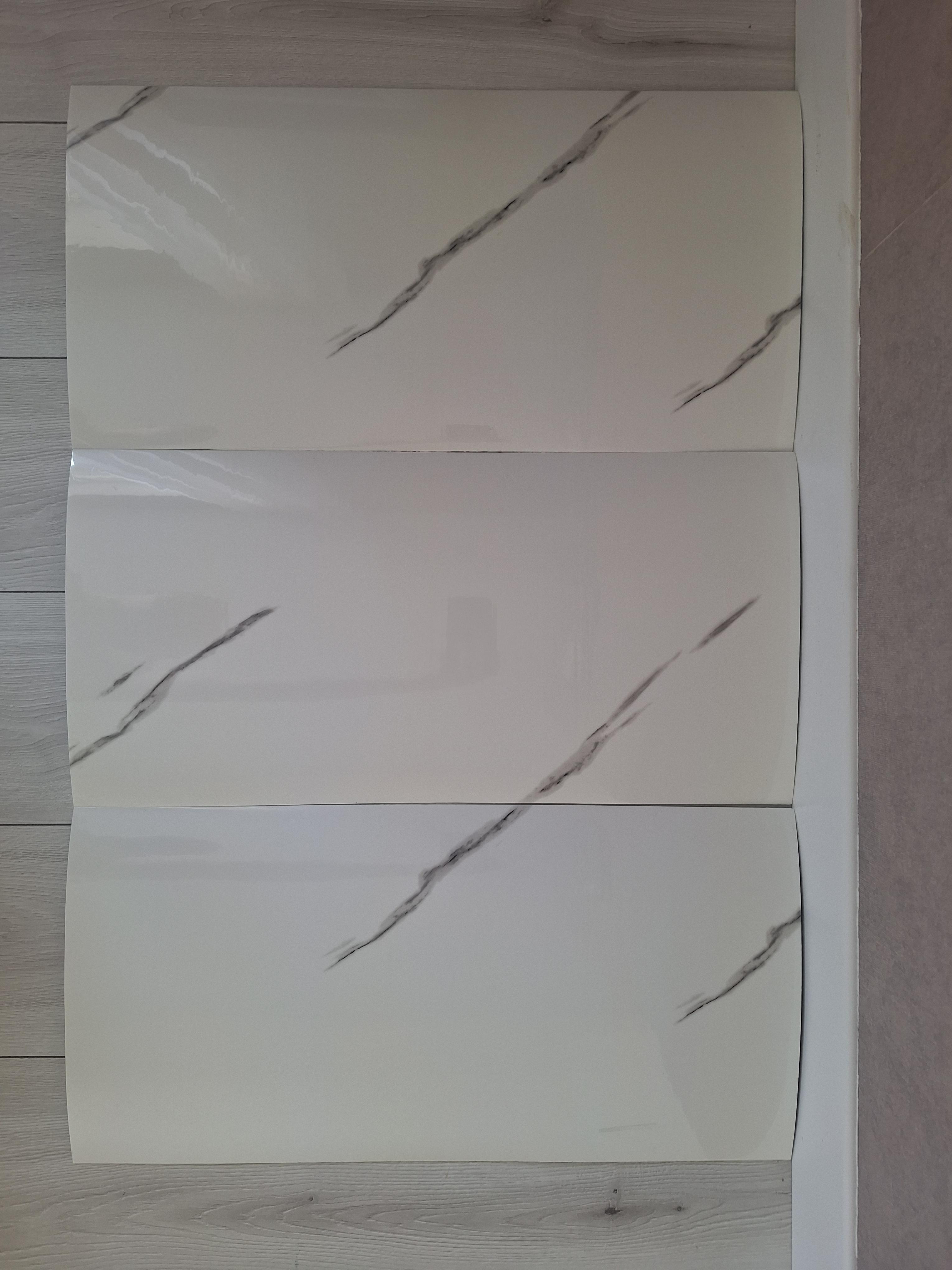 Плитка-самоклейка вінілова 600х300х2 мм Мармур Білий (F021) - фото 2 Плитка-самоклейка вінілова 600х300х2 мм Мармур Білий (F021) - фото 2