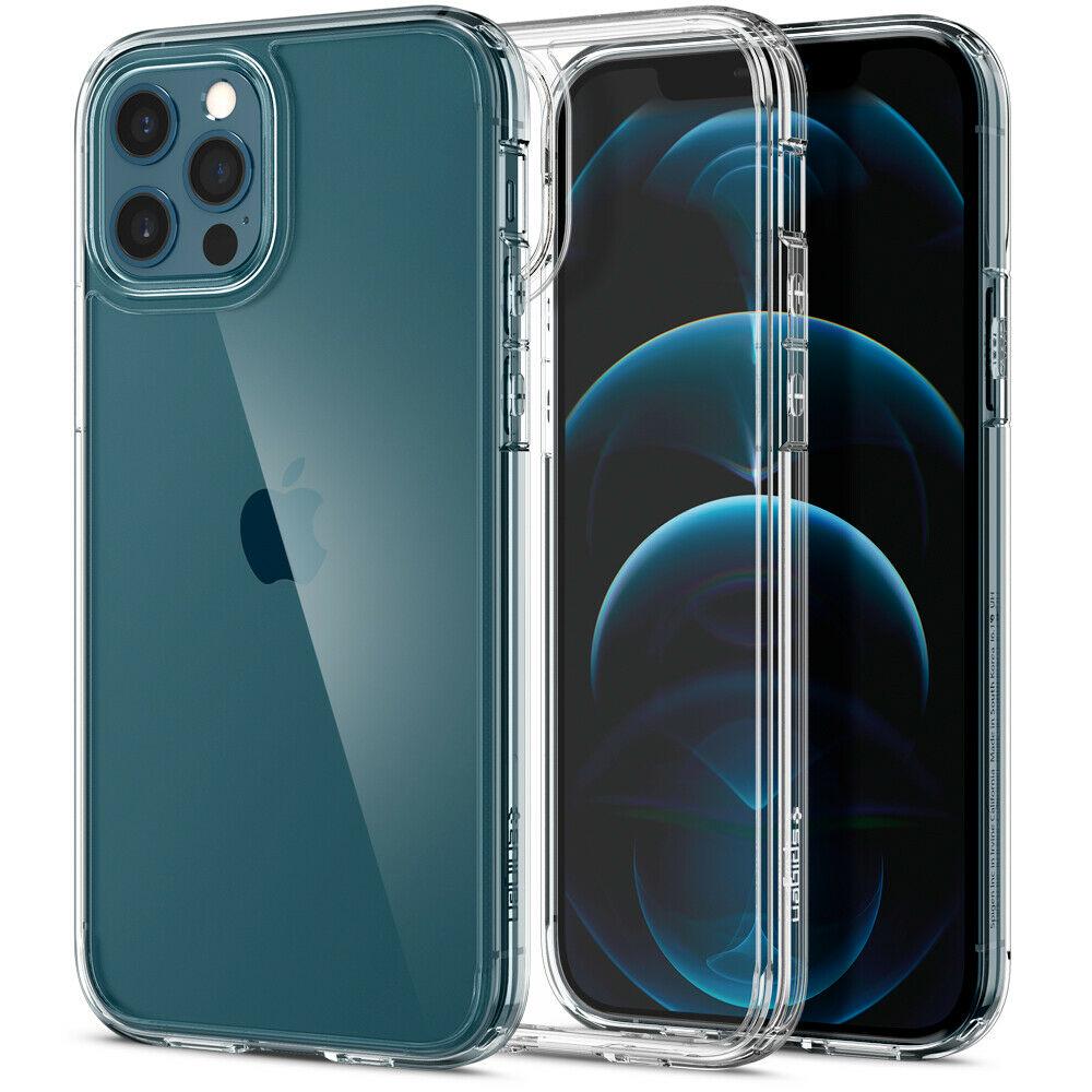 Чехол прозрачный противоударный Spigen Ultra Hybrid Crystal ACS01476 для Iphone 12 Pro Max (6.7") Clear