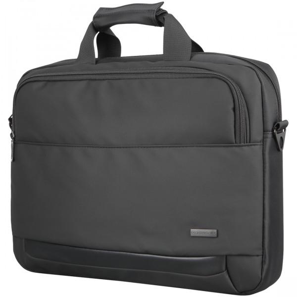 Сумка для ноутбука 15,6" Modecom Porto полиэстер-кожа Черный (TOR-MC-PORTO-15) - фото 2 Сумка для ноутбука 15,6" Modecom Porto полиэстер-кожа Черный (TOR-MC-PORTO-15) - фото 2