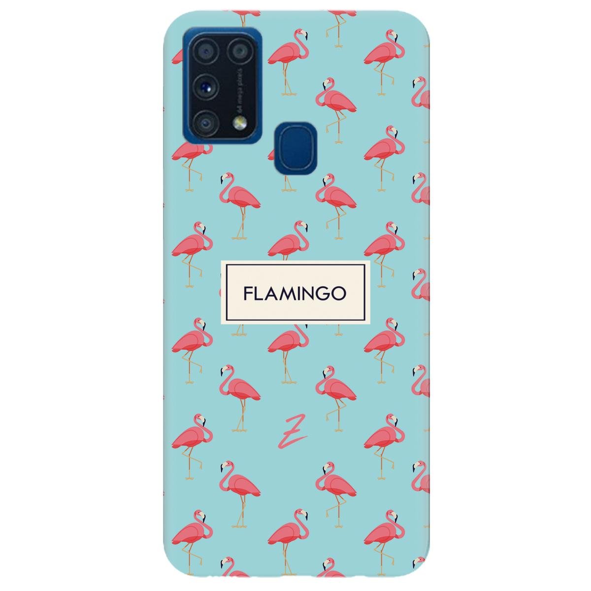 Силіконовий чохол Zorrov для Samsung Galaxy M31 - Pink Flamingo (14190040086098075)