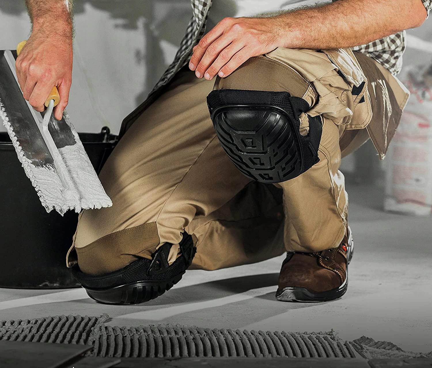 Наколінники будівельні гелеві Nela-Style Чорний (2028) - фото 5