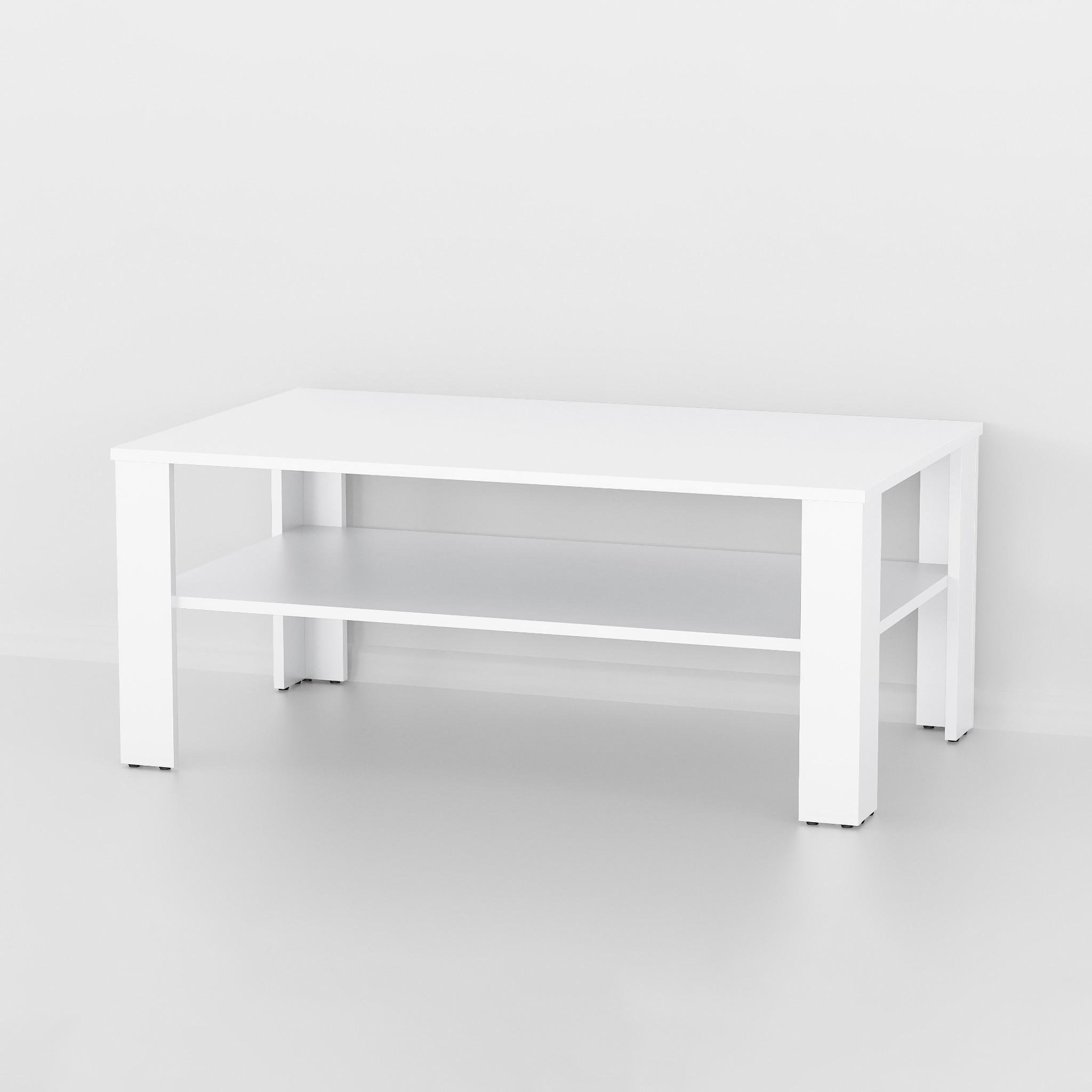 Журнальный стол S-2 1000х600х420 мм Белый - фото 2
