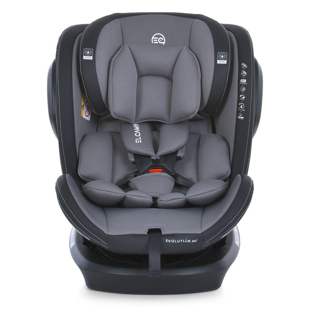 Автокрісло дитяче 0-36 кг ME 1045 EVOLUTION 2 360° ISOFIX/Top Tether з поворотом Чорно-сірий (30408458) - фото 2