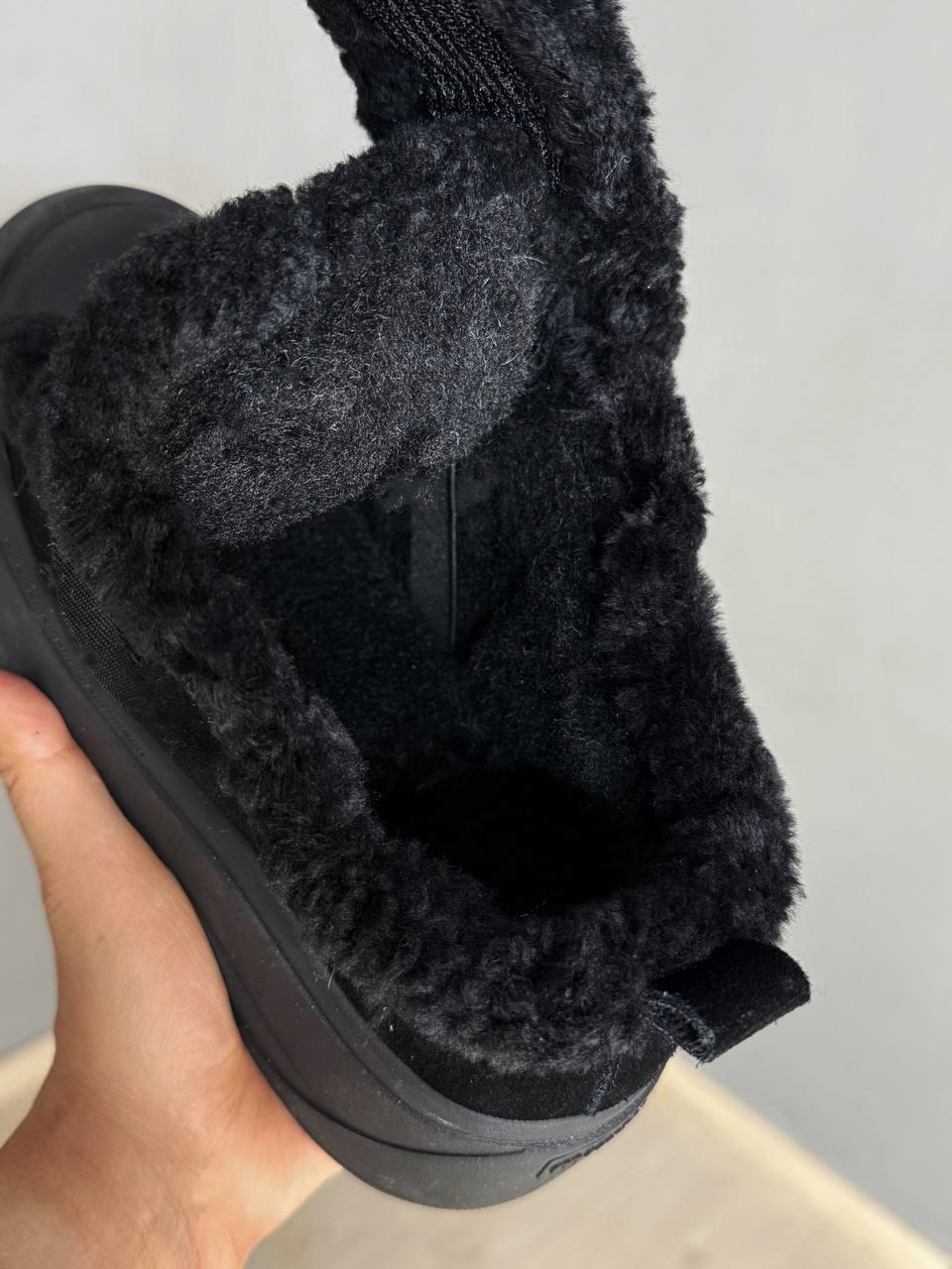 Кеди жіночі Hengji 15-1 з хутром та опушкою на липучці р. 36 Чорний (5309) - фото 4 Кеди жіночі Hengji 15-1 з хутром та опушкою на липучці р. 36 Чорний (5309) - фото 4