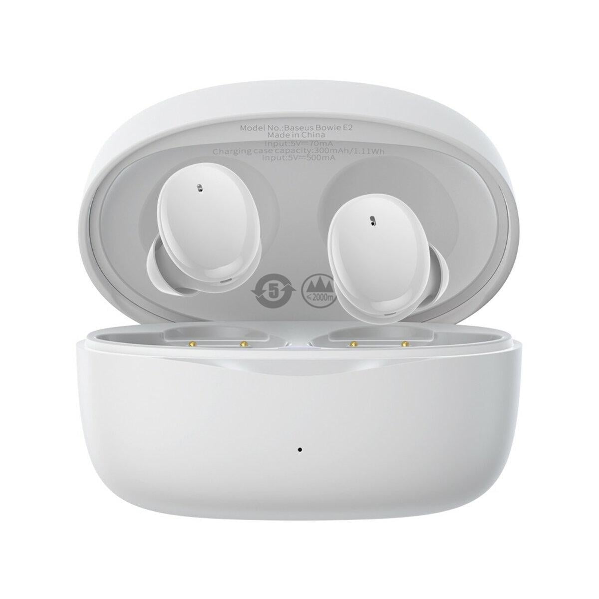 Наушники беспроводные BASEUS True Wireless Bowie E2 White (NGTW090002)