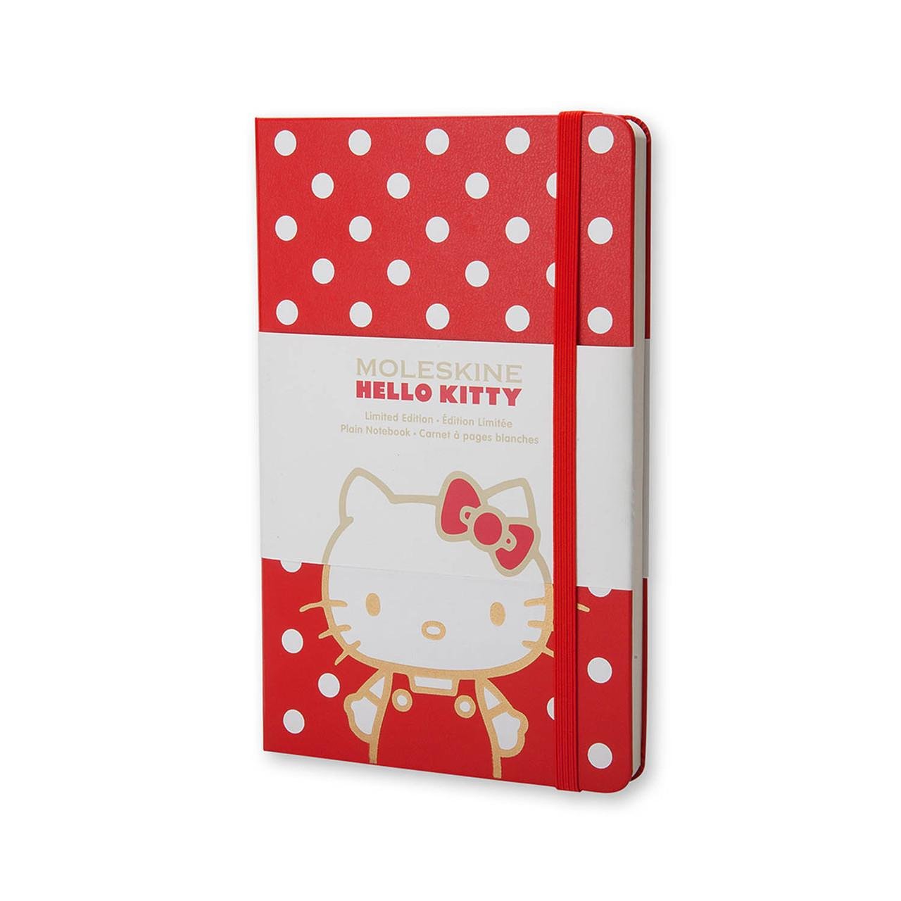 Блокнот Moleskine Limited Hello Kitty средний 13х21 см 240 страниц нелинованный Красный (8052204401666)