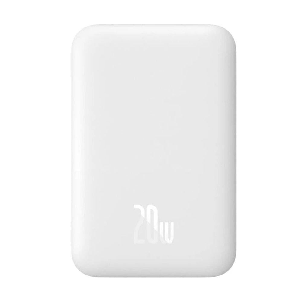 Повербанк BASEUS Magnetic Mini Air Wireless Fast Charge 6000 mAh 20W Stellar White (19095)