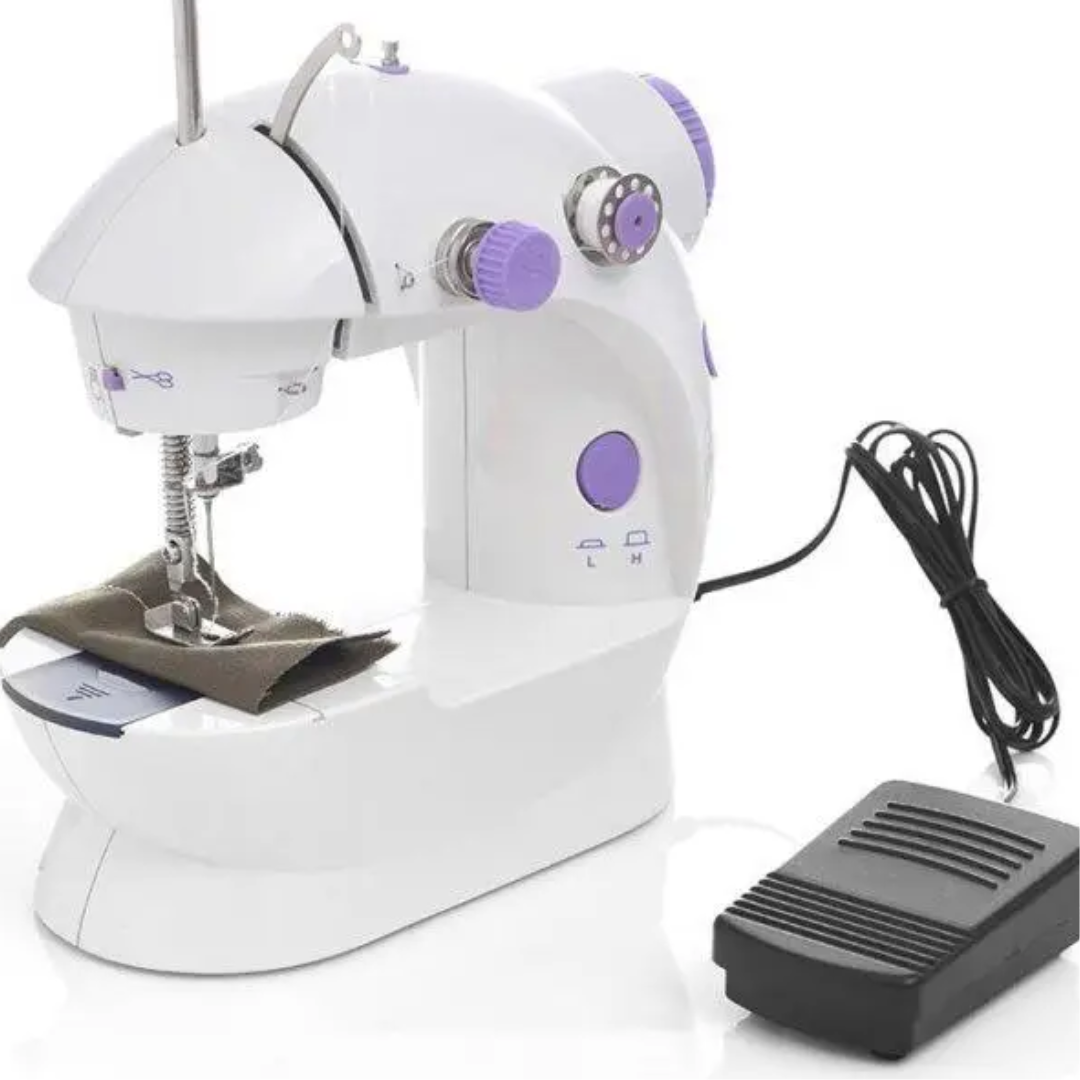 Швейная машинка Mini Sewing Machine с педалью и ночной подсветкой 4в1
