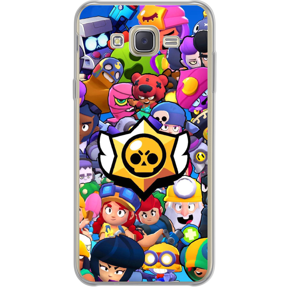 Чехол BoxFace Samsung J700H Galaxy J7 Brawl Stars Прозрачный силикон (24496-up2389-24496)