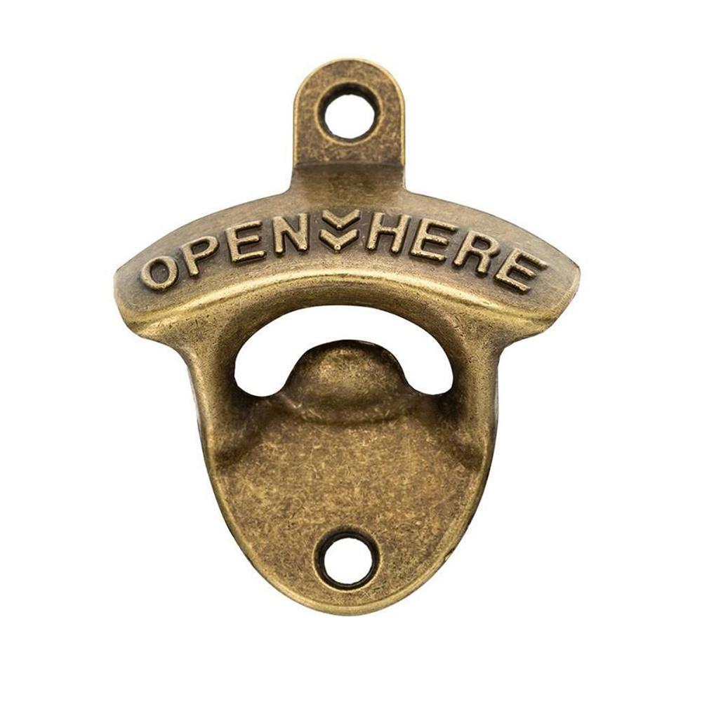 Настенная ретро открывалка OPEN HERE для бутылок Бронзовый (3000004732) Настенная ретро открывалка OPEN HERE для бутылок Бронзовый (3000004732)