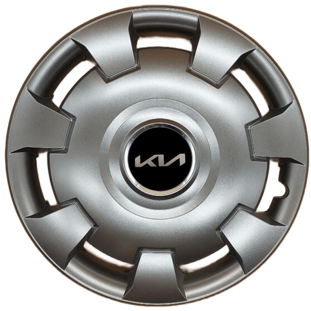 Колпаки SJS 111 с логотипом Kia NEW 4 шт. R13 Серебряный (2789080836)