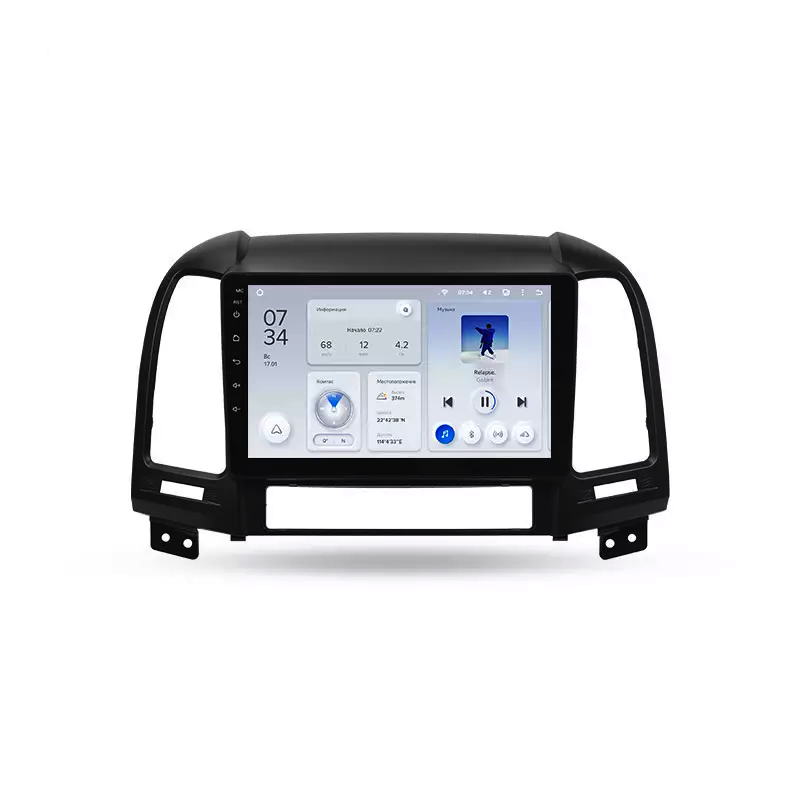 Автомагнитола штатная Teyes для Hyundai Santa Fe 2 2006-2012 Android X1 2+32G Wi-Fi (1659595619)