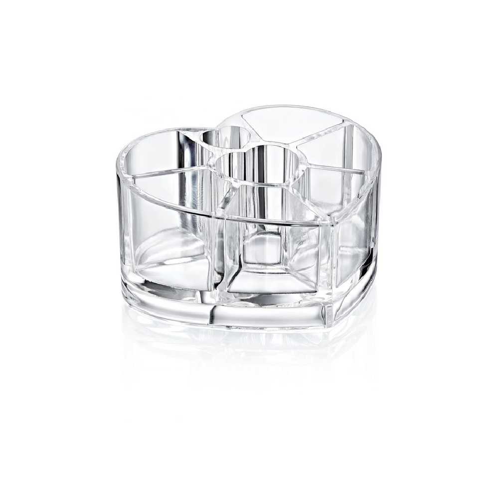 Органайзер для косметики Серце Boxup FT-010 Прозорий