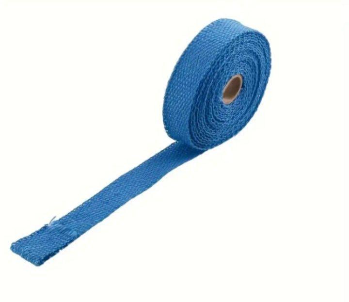 Термолента для глушителя жаропрочная 25 мм 5 м Синий (26703524)