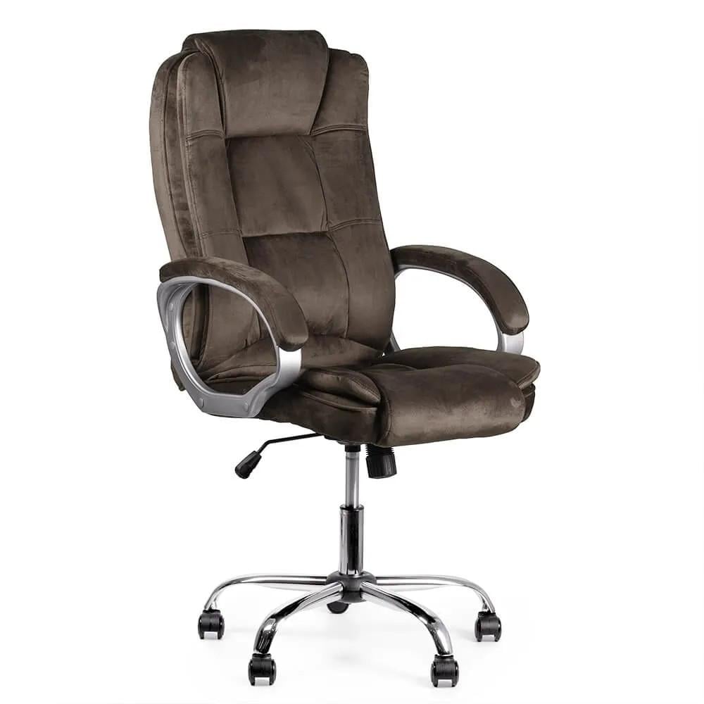 Кресло офисное эргономичное Barsky Soft Microfiber с качением Tilt Brown (Soft-02) - фото 1 Кресло офисное эргономичное Barsky Soft Microfiber с качением Tilt Brown (Soft-02) - фото 1
