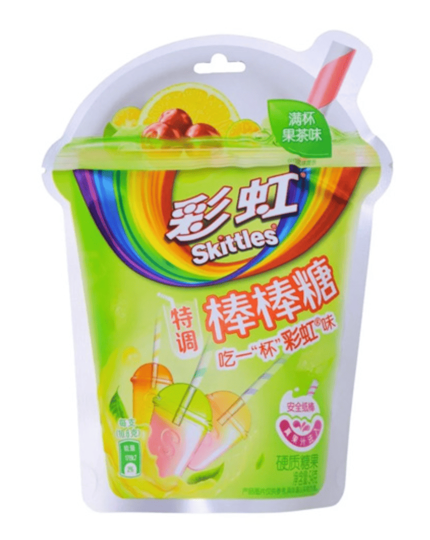 Леденцы на палочке Skittles Lollipops Real Fruit Tea Oriental 54 г (2989421470)