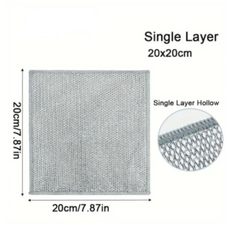 Салфетка многоразовая металлическая для кухни 20х20 см - фото 5 Салфетка многоразовая металлическая для кухни 20х20 см - фото 5