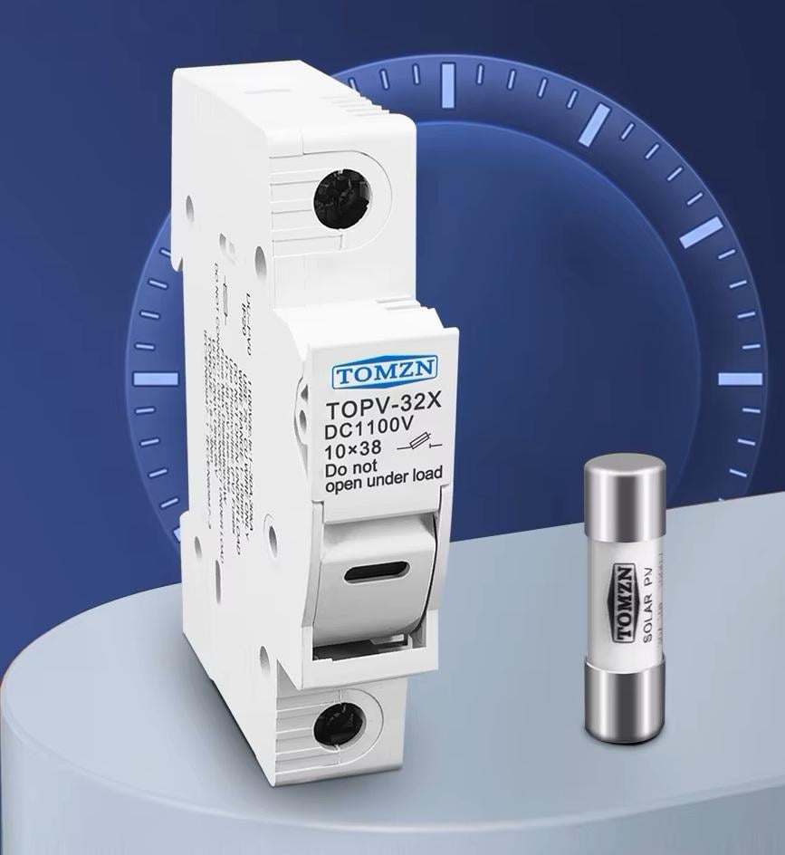 Тримач однополюсний без запобіжників TOMZN для сонячних панелей LED індикація до 1100V PV gPV 10x38 мм - фото 9 Тримач однополюсний без запобіжників TOMZN для сонячних панелей LED індикація до 1100V PV gPV 10x38 мм - фото 9
